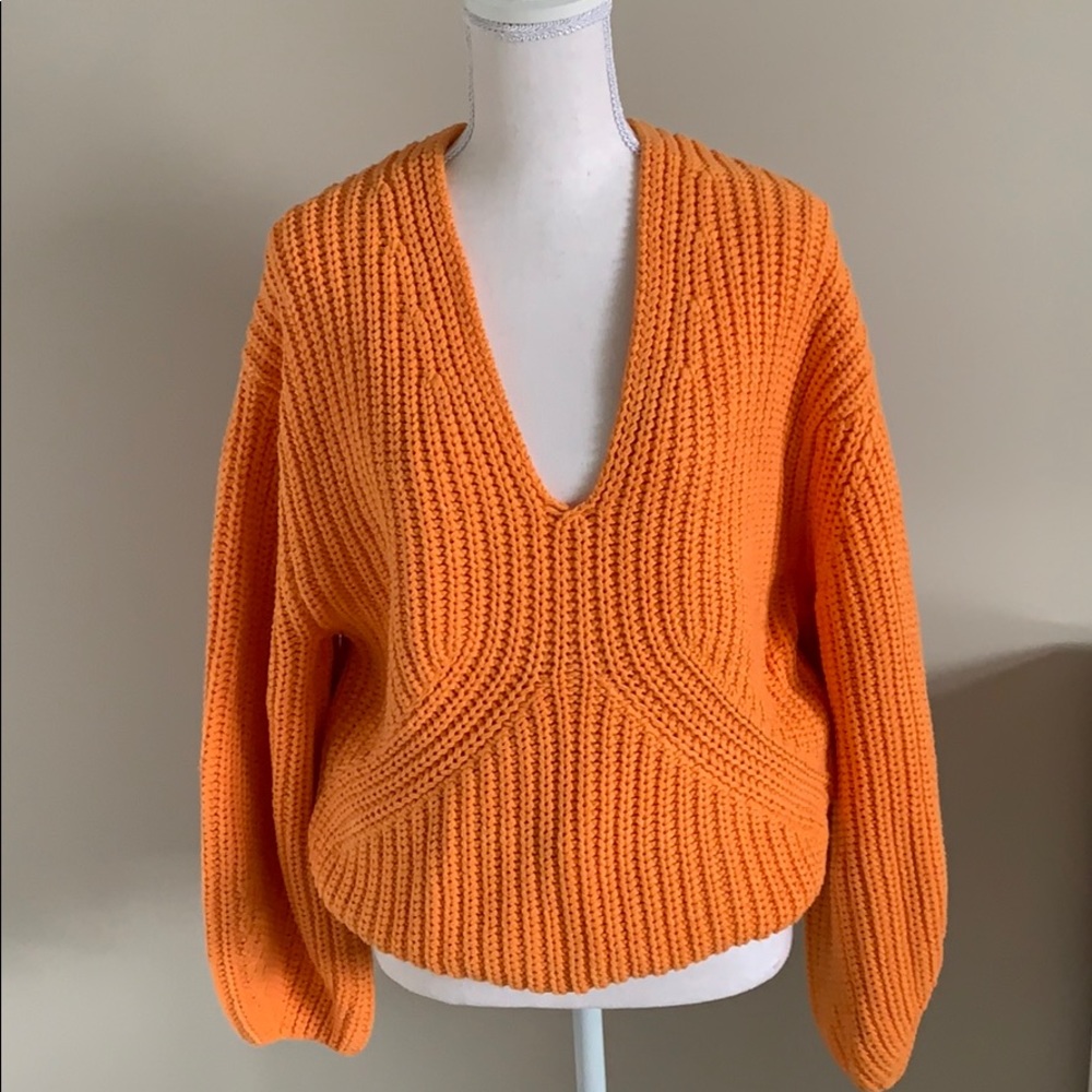 Gorgeous Orange H&M Sweater Sz 4